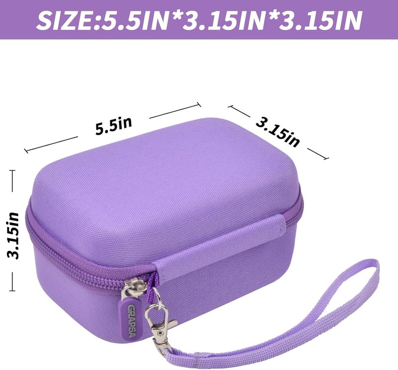 Grapsa Digital Camera Case Compatible with Duluvulu for Oiadek for Zostuic for TEBNGIHNM for Canon G7 X Mark III/II 4K Vlogging Camera. Storage Holder Bag for Canon PowerShot (Box Only) - Purple - Image 5